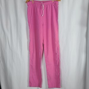 Medium TALL Pink Scrub pants